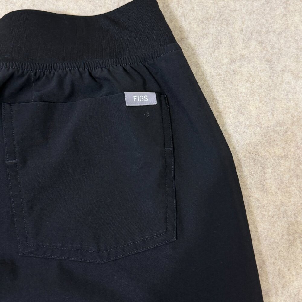 FIGS Black Jogger Scrub Pants XS Technical Collection Medical Nurse - Picture 6 of 16